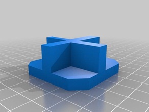 folding chair connector parts 3d print model - Mito3D