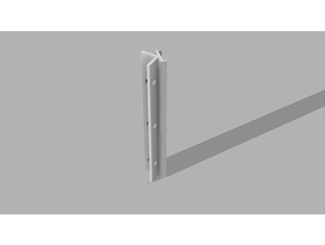 led stripe holder ikea lack household 3d print model - Mito3D