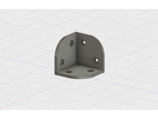 las esquinas m3 tornillo de soporte diy 3D print model - Mito3D