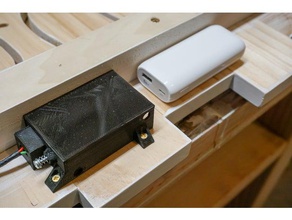 battery enclosure usb insert anker astro e1 electronics arduino uno holder diy 3d print model - Mito3D