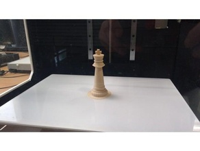 rey de xadrez 3d print model - Mito3D