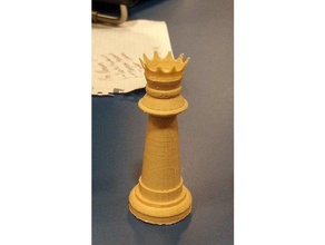 reina ajedrez satranç 3d print model - Mito3D