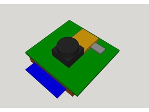 paspberry pi cam pcb modeli elektronik kamera model modelleme ahududu raspberry kam esas alındığı 3d print model - Mito3D