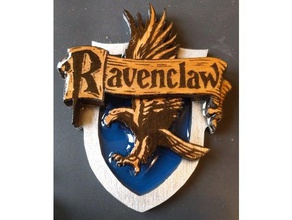 ravenclaw distintivo il costume badge spilla harrypotter di harry potter hogwarts laser lasercut taglio la resina 3d print model - Mito3D