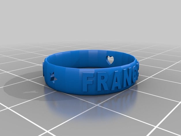 anillo 'francisca' Ringe francisca ring 3D print model - Mito3D