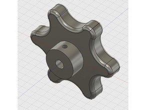 potenciômetro de botão partes 3d print model - Mito3D