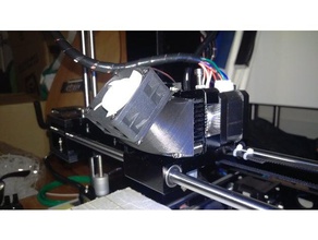 anet a6 extruder fan adaptor 3d printer parts 40mm adapter duct mount 3d print model - Mito3D