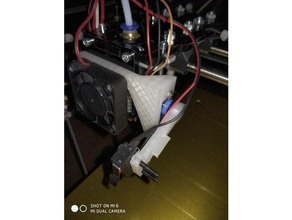 servo holder flsun cube 3d printer parts 3d print model - Mito3D