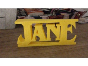 jane stranger things doorstop household 3d print model - Mito3D