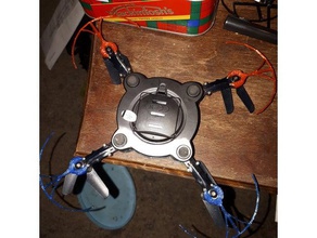 snap prop guarda fq777 quadcopter r c veículos pára-choques drone a parte hélice snap-on juntos 3d print model - Mito3D