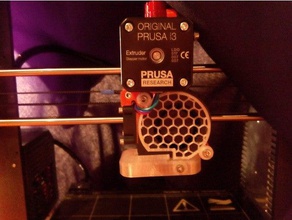 blower guard prusa i3 modified shroud 3d printer parts 3d print model - Mito3D