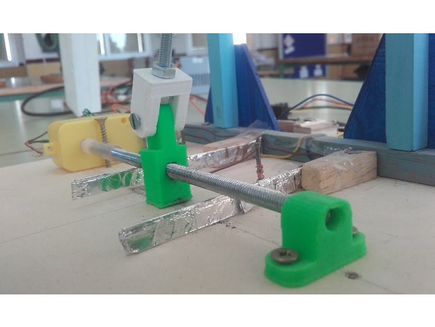 attuatore lineare parti alca3d eso husillo dado riduttore vite mandrino tecnologia 3D print model - Mito3D