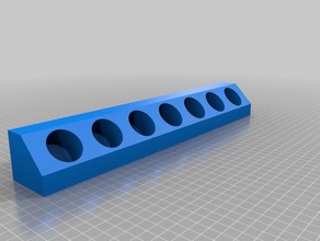 frasco de medicamento rack organização 3d print model - Mito3D