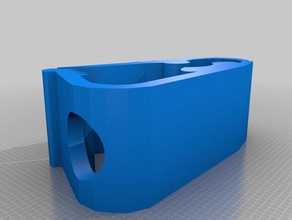 parametrized tube clamp 9mm parts 3d print model - Mito3D