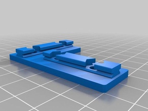 escuadras con gu para perfil aluminio tipo d tuercas m4 3d printer parts 3d print model - Mito3D