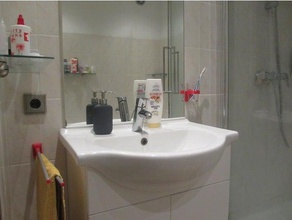 double swivelling towel bar bathroom accessories holder 3d print model - Mito3D