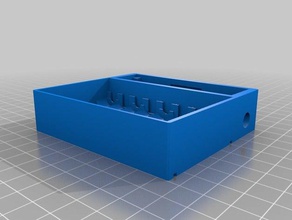 aaa Pil 8 hücre kutusu pcb & toggle monte edin elektronik 12 V pil tutucu mount 3d print model - Mito3D