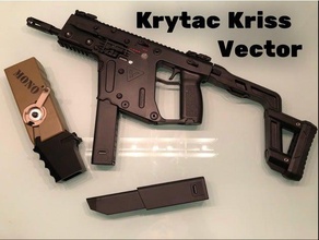 krytac kriss vector m4 revista adaptador hobby airsoft do carregador speedloader 3d print model - Mito3D