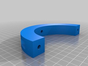80 mm co2 laser tube support art tools 3d print model - Mito3D