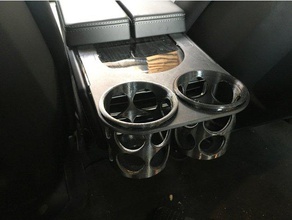 rear cupholder tesla model s automotive cup holder 3d print model - Mito3D