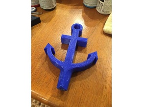 boat anchor tap handle kitchen & dining beer boats 3d print model - Mito3D
