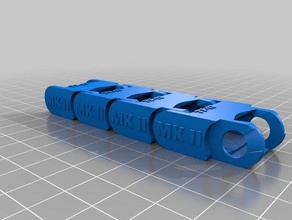 monoprice seleccione cable mini cadena mk ii Impresora 3d de las piezas gestión cables arrastre mp 3d print model - Mito3D