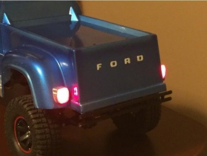 57 ford f100 10th scale-Rücklicht-Gehäuse r c Fahrzeuge 3d print model - Mito3D