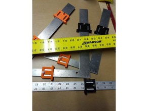 ruler sliding guide clamps hand tools fence measurement device tool rulers stop steel 3d print model - Mito3D