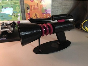 darkwing duck gas gun display stand props 3d print model - Mito3D