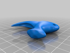 tiger claw pendant biology 3d print model - Mito3D
