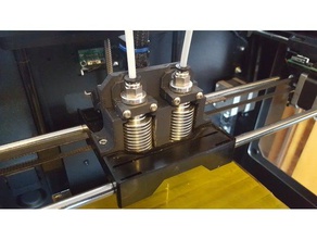 replicator 2x e3d-v6 de mise à niveau réglable L'imprimante 3d pièces bowden e3dv6 réplicateur la 3d print model - Mito3D