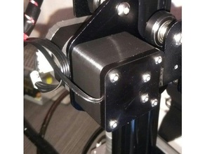 cr-10 - ender-2 couvercle de la courroie l'axe des x L'imprimante 3d pièces ceinture couverture axe abscisses 3d print model - Mito3D