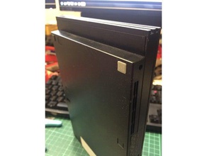 rubber stand playstation 2 slim electronics 3d print model - Mito3D