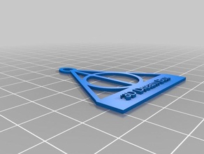deathly hallow keychains 3d print model - Mito3D