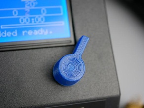 cr-10 quick dial knob 3d printer parts cr10 creality 3d print model - Mito3D