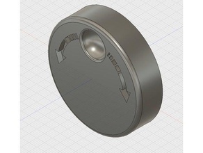 rotary encoder botão de 60mm partes 3d print model - Mito3D