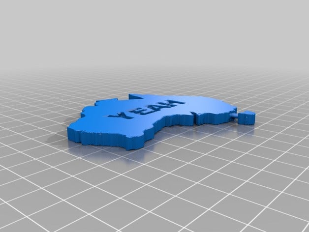 aussie Entscheidung Münze 3d-drucken 3D print model - Mito3D