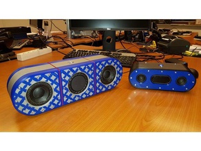 haut-parleur bluetooth 20 l'audio 12v 12vdc bleu module fort le mobile de haut-parleurs 3d print model - Mito3D