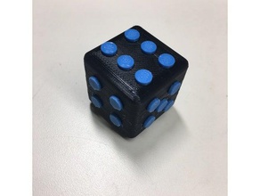 multi-color dice 3d print model - Mito3D