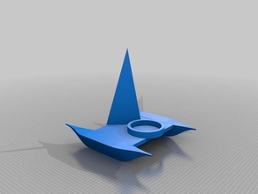 marinheiros teelight natação luz do chá de catamarã gadgets 3d print model - Mito3D