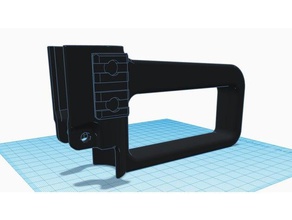 mp5 de agarre la mano ris La impresión en 3d airsoft partes weaver 3d print model - Mito3D