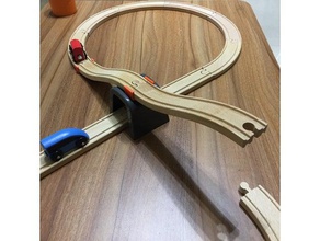 lillabo rail joint construction toys ikea train track tracks 3d print model - Mito3D