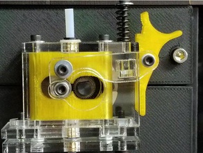 prostruder locking lever 3d printer extruders extruder mechanism 3d print model - Mito3D