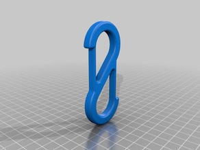 double snap hook diy 3d print model - Mito3D