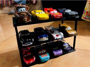 grada carros mcqueen brinquedo & acessórios para jogos disney harrow relâmpago rayo 3d print model - Mito3D
