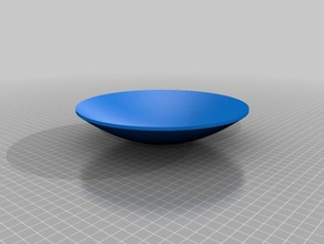 riflettore parabolico per la matematica radio amatoriale piatto 3d print model - Mito3D