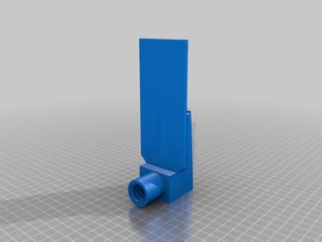mop cabo de vassoura mod calha colher A impressão 3d raingutter chuva 3d print model - Mito3D
