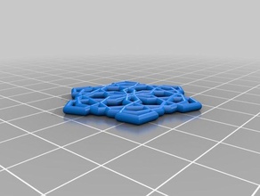 my snowflake sculptures 3d print model - Mito3D