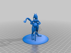 mewtwo toy & game accessories 150 legendary pokemon mew mew2 gen 1 psychic 3d print model - Mito3D