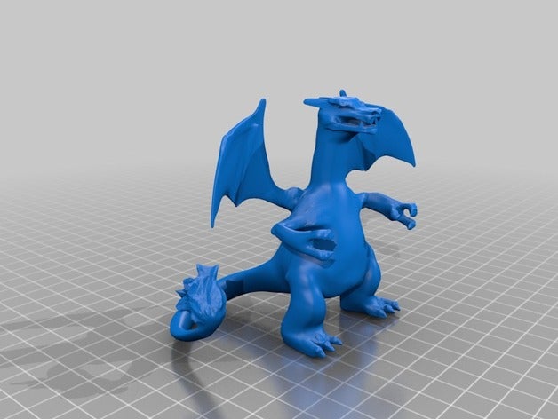 charizard toys & games charmander charmeleon first gen generation pokemon 6 starter 3D print model - Mito3D